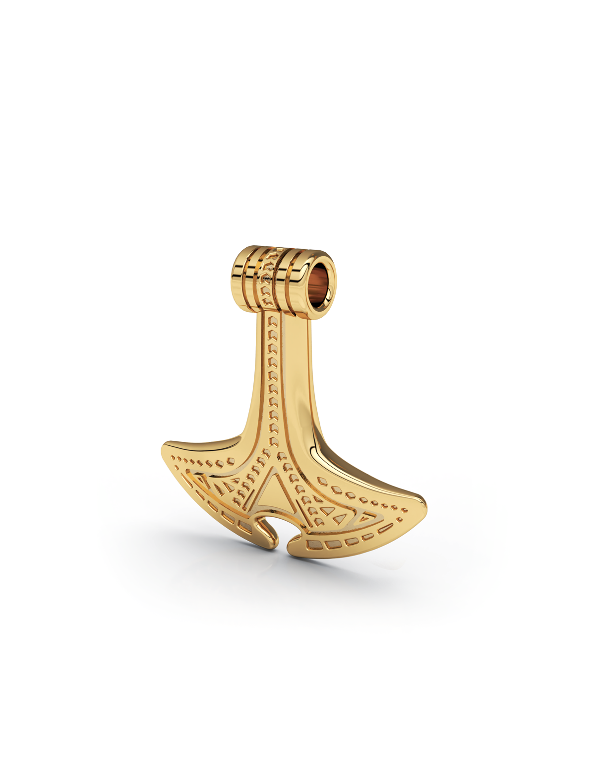 Manta Hammer Pendant 14k Gold