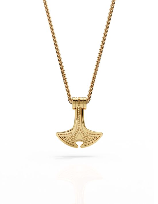 Manta Hammer Necklace 14k Gold - Small