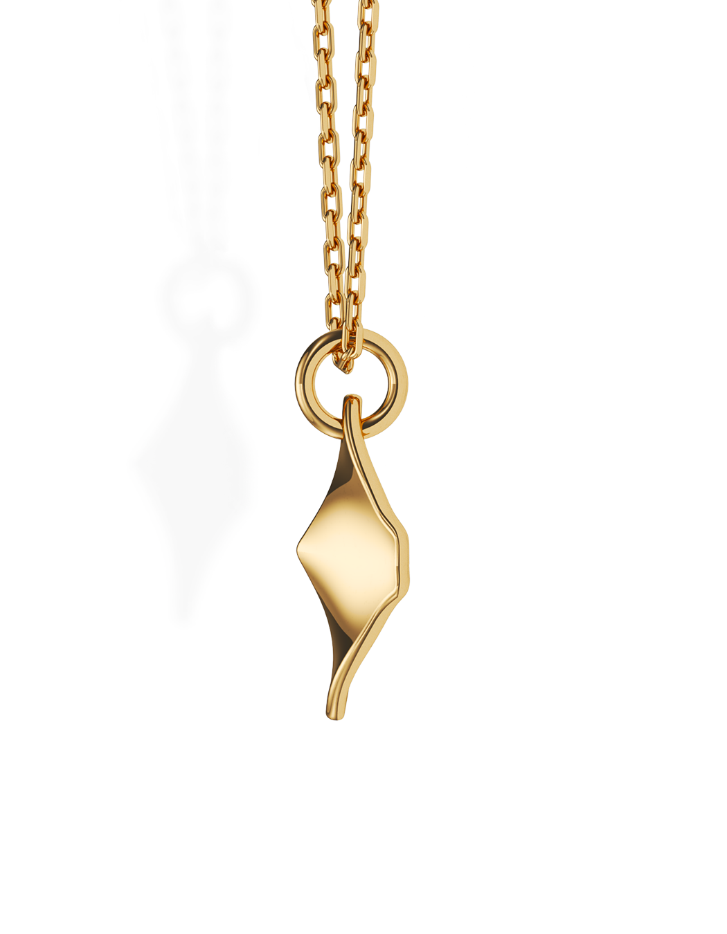 Mini Manta Fever Necklace "GLIDY" 14k / 18k Gold