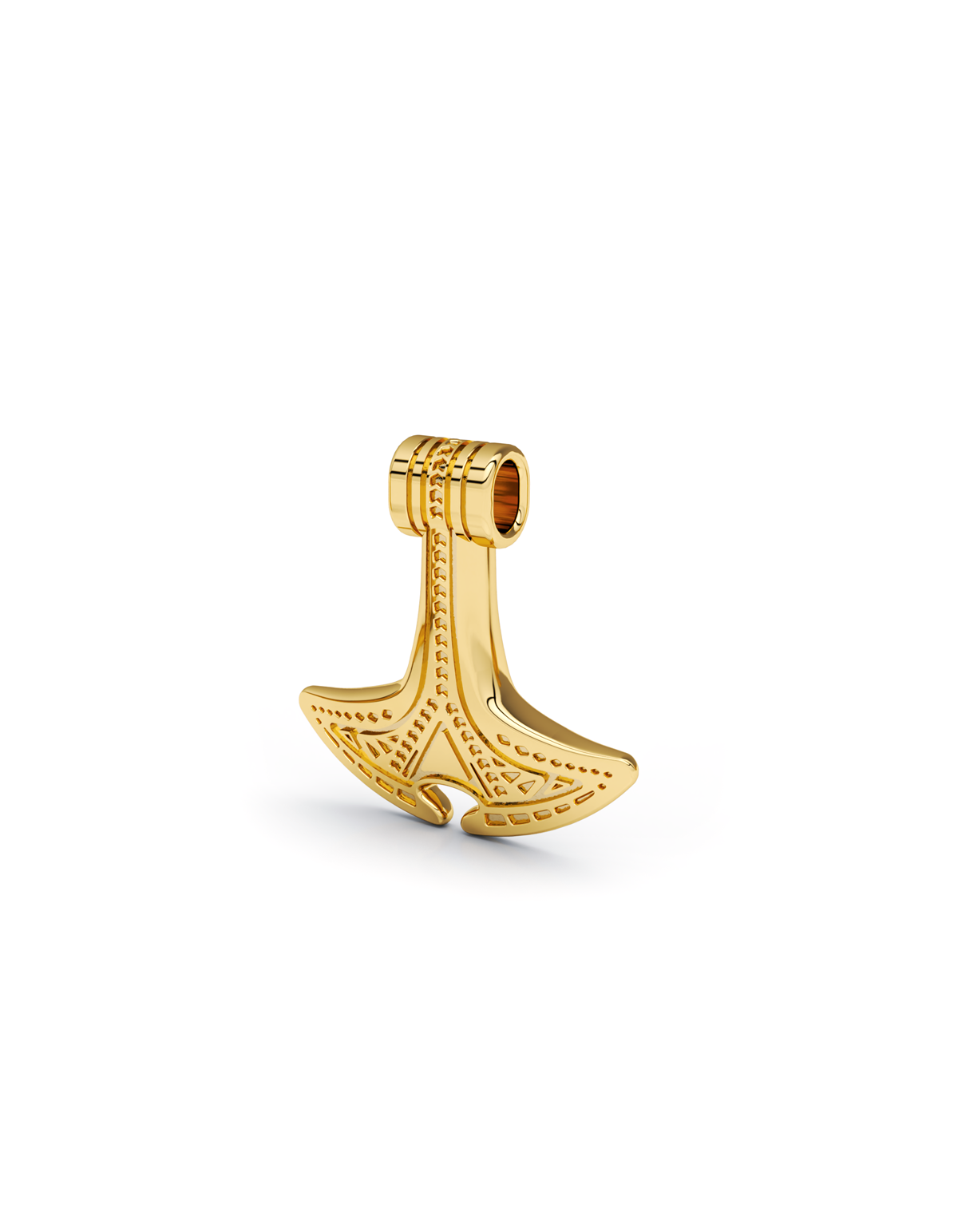 Manta Hammer Pendant 14k Gold - Small