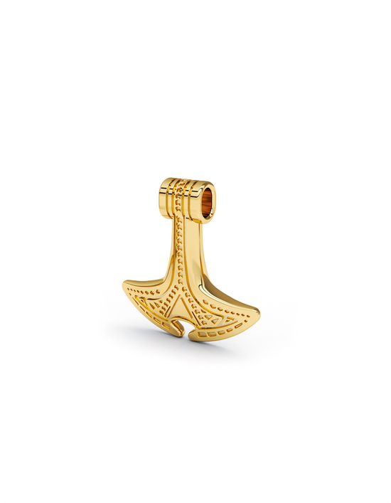 Load image into Gallery viewer, Manta Hammer Pendant 14k Gold - Small