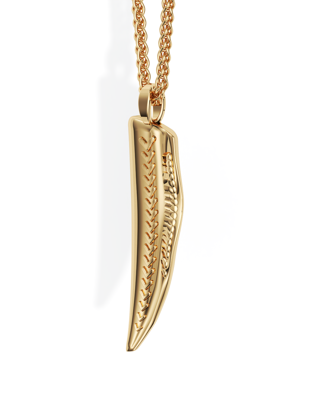 Pinna Necklace, Large 14k Gold