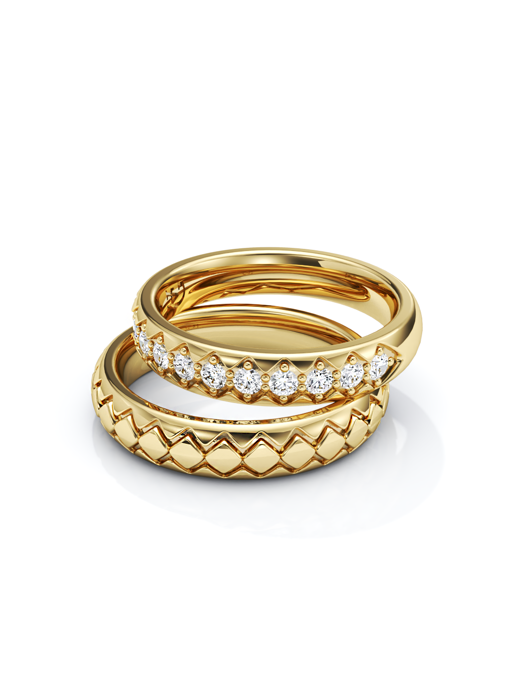 Journey Ring 14k / 18k Gold - 4mm width