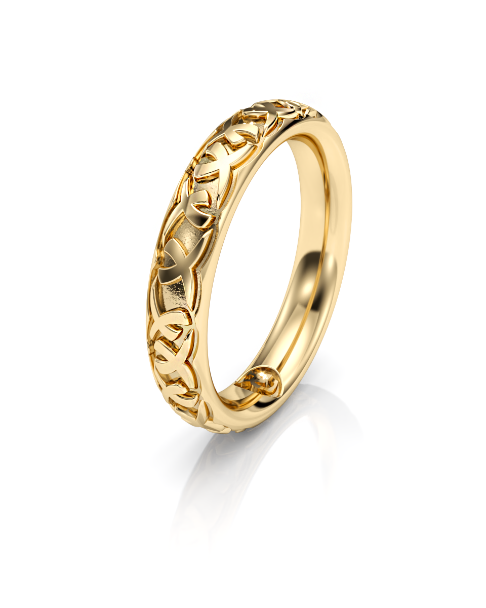 Resilience Ring 14k / 18k Gold - 4mm width