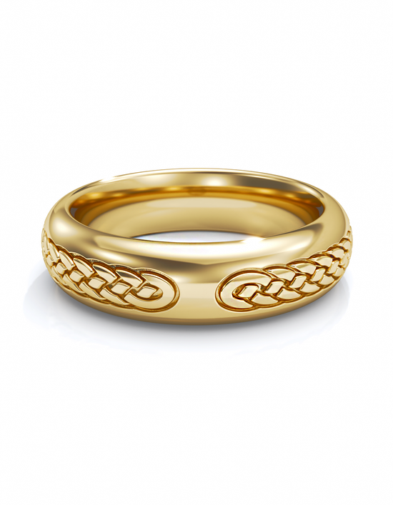 Sequoia Ring 14k / 18k Gold - 6mm width