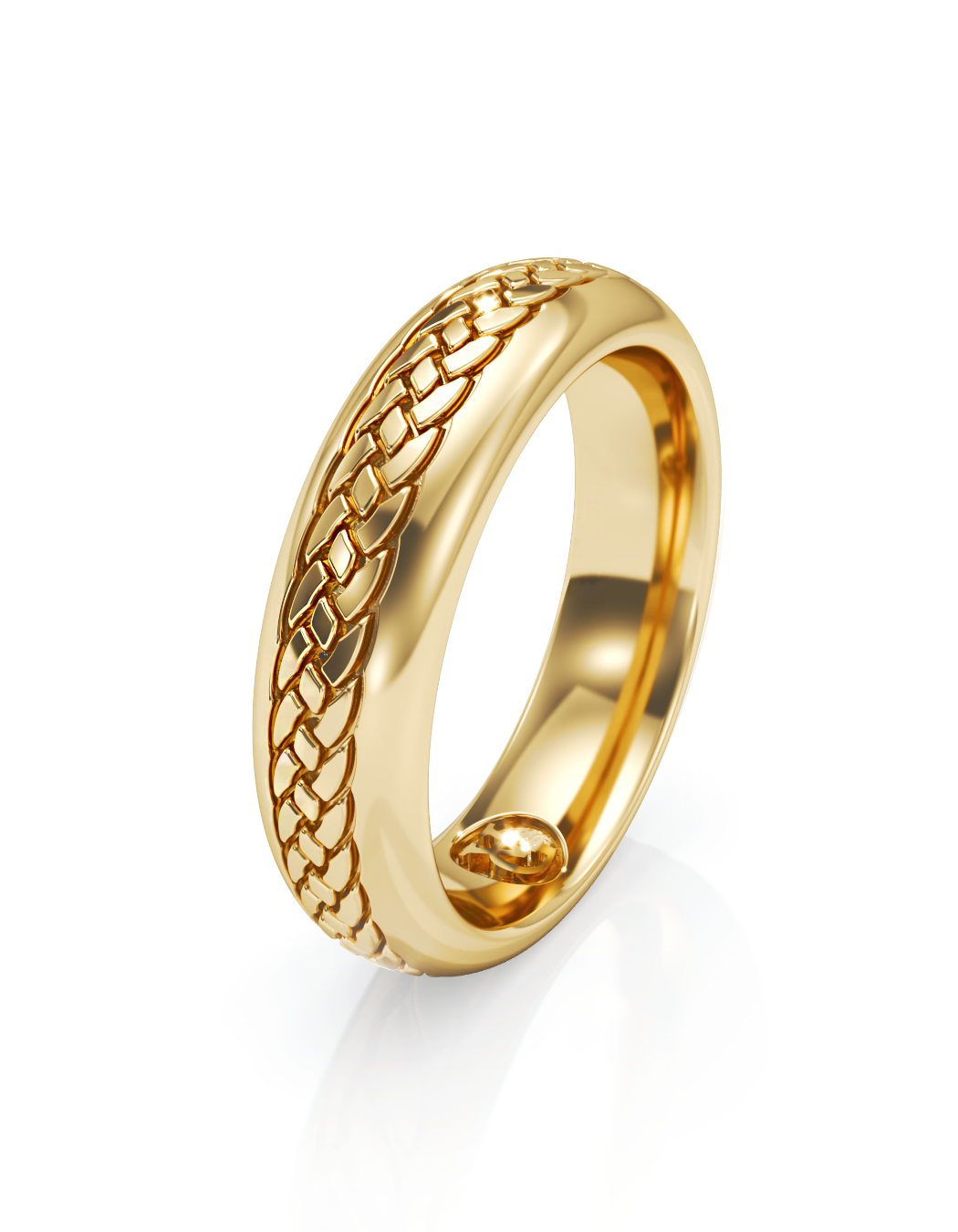 Sequoia Ring 14k / 18k Gold - 6mm width