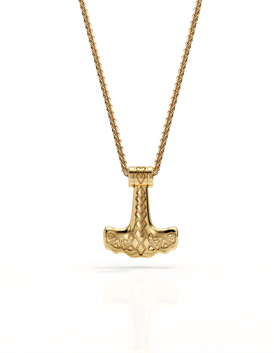 Shark Hammer Necklace 14k Gold - Small