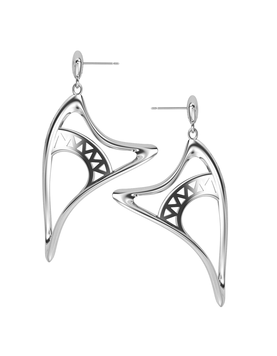 SHARK ILLUSION EARRINGS