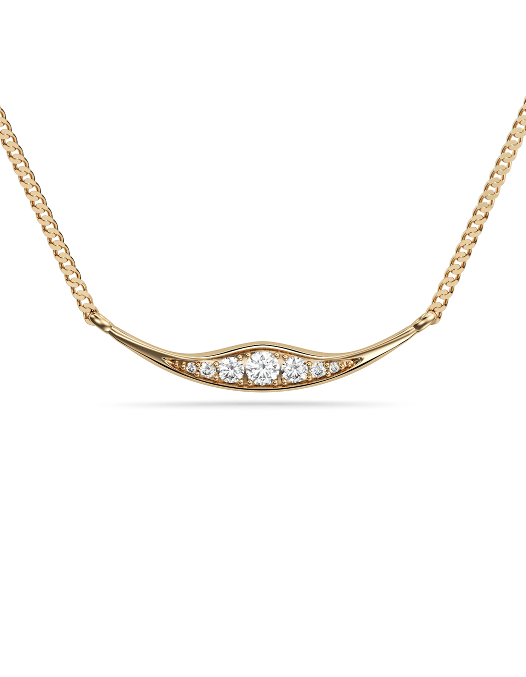 Diamond Classic Manta Necklace