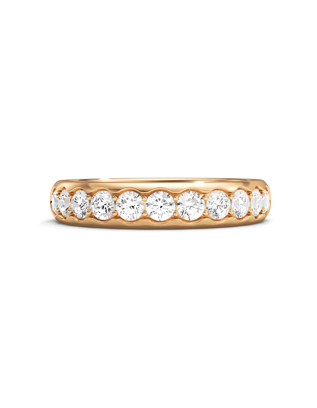 Wave Eternity Ring 14k / 18k Gold