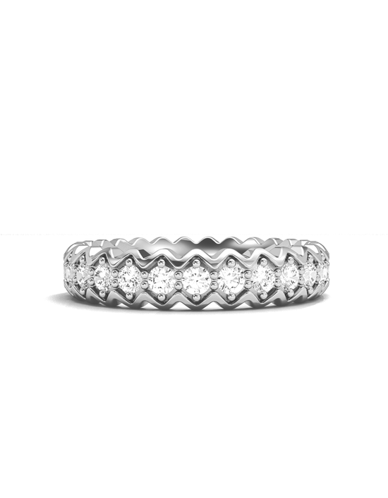 Soft Peak Eternity Ring 14k / 18k Gold