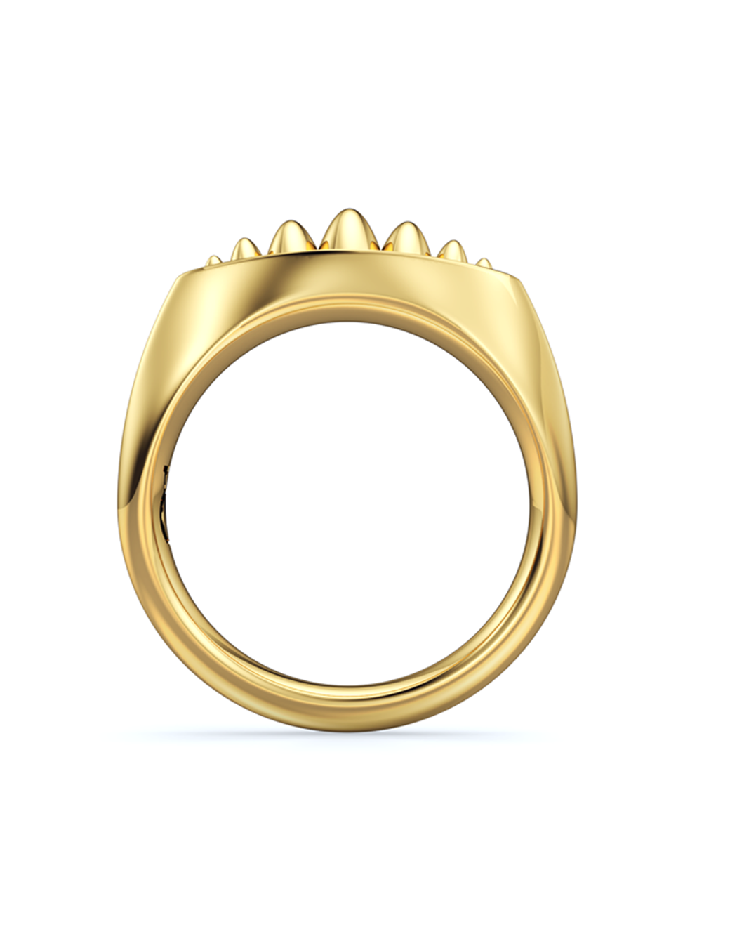 Spike Signet Ring 14k / 18k Gold