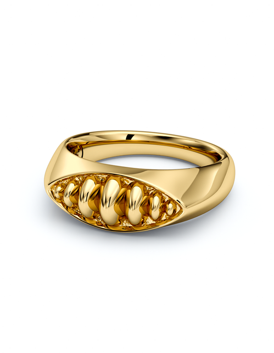 Spike Signet Ring 14k / 18k Gold