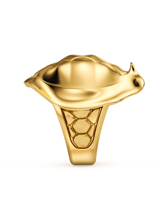 La Patrona Tortoise Ring 14k Gold