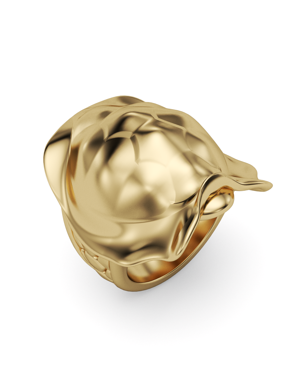 La Patrona Tortoise Ring 14k Gold