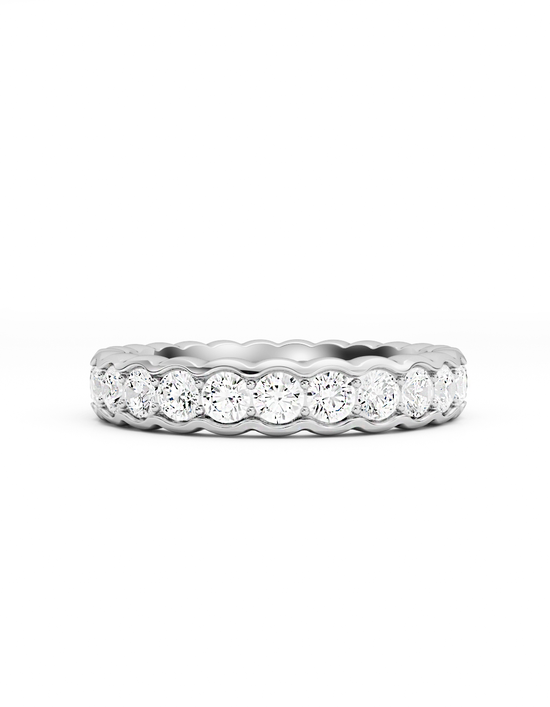 Soft Wave Eternity Ring