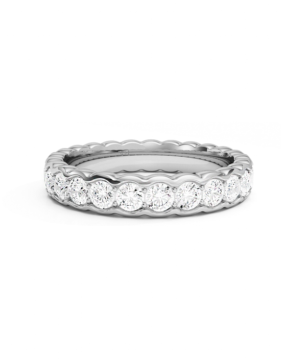 Soft Wave Eternity Ring