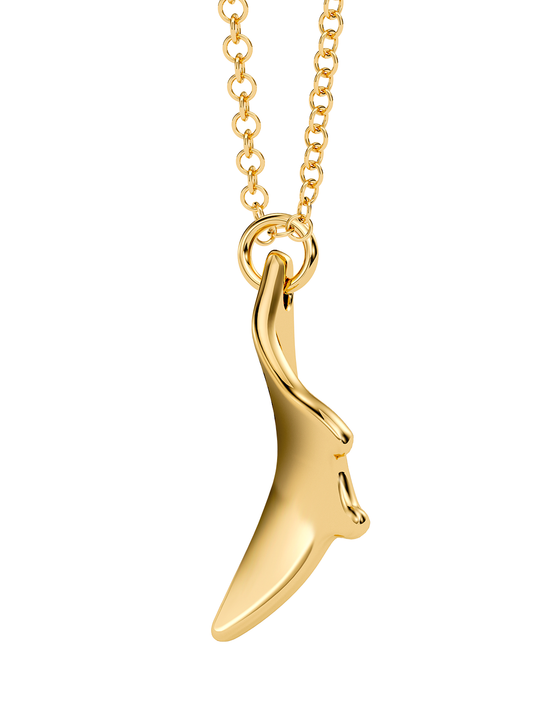 "Lefty" Manta Fever Necklace 14k / 18k Gold