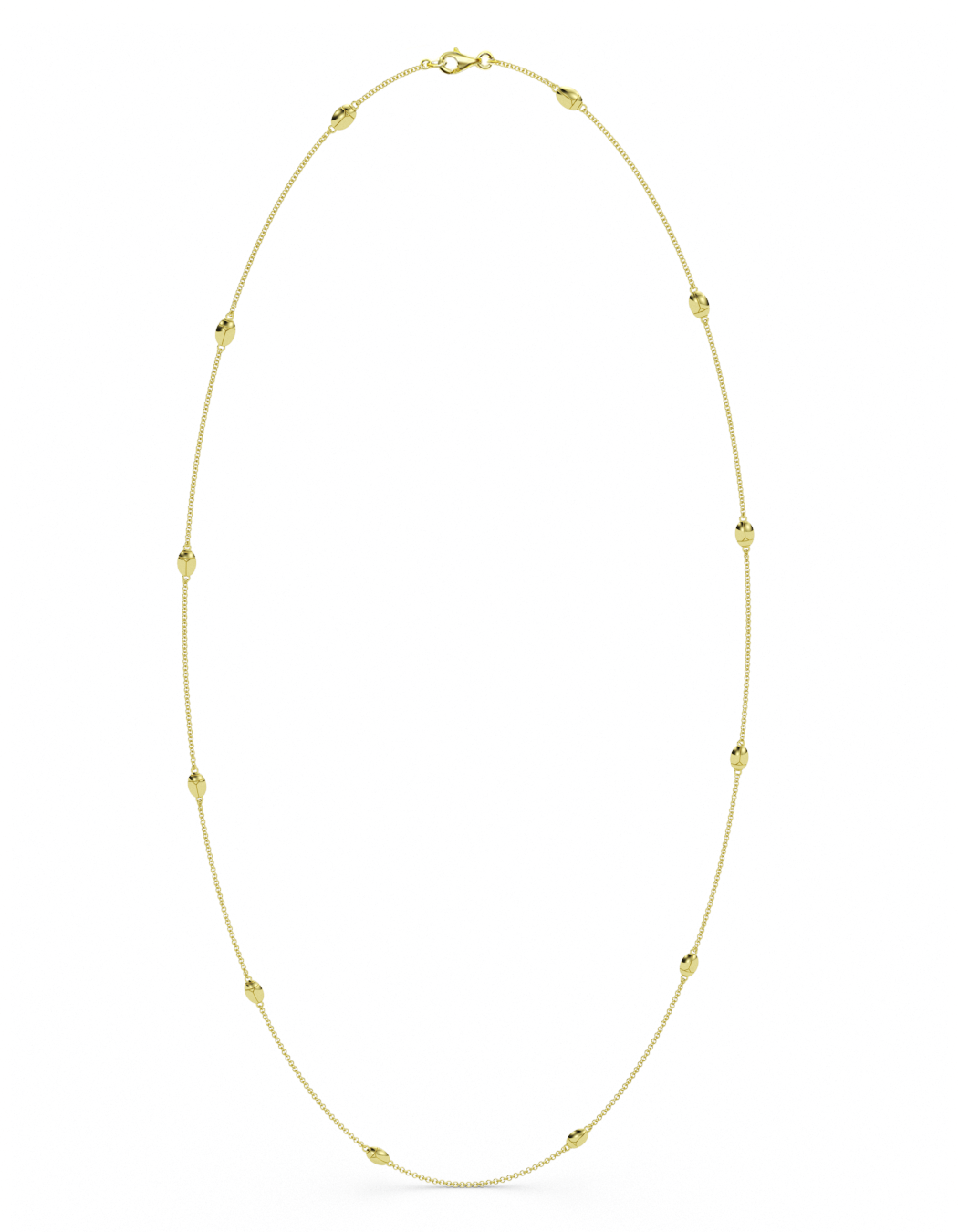 Lucky Bug Necklace 36" 14k Gold