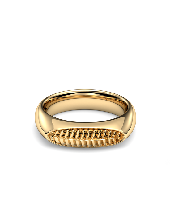 Load image into Gallery viewer, Slim Rakers Ring 14k / 18k Gold