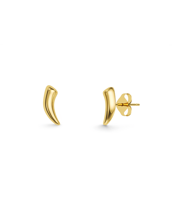 Load image into Gallery viewer, Rhino Charmer Studs 14k / 18k Gold