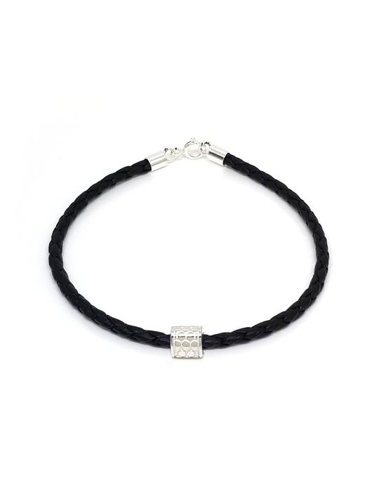 Load image into Gallery viewer, Black Bolo Bracelet