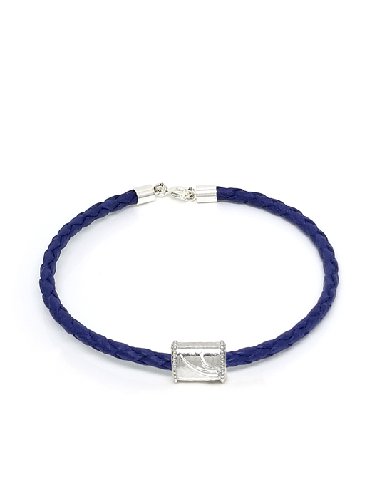 Marine Blue Bolo Bracelet