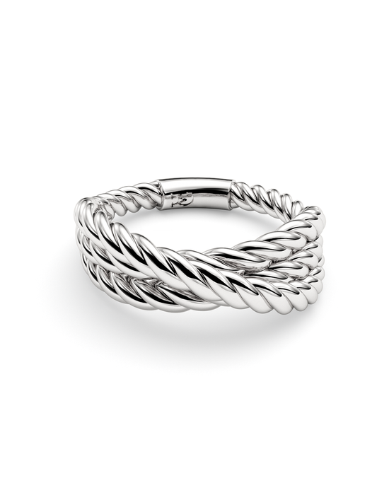 Crossed Rope Ring