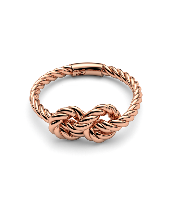 Load image into Gallery viewer, Figure 8 Knot Ring 14K / 18K Gold