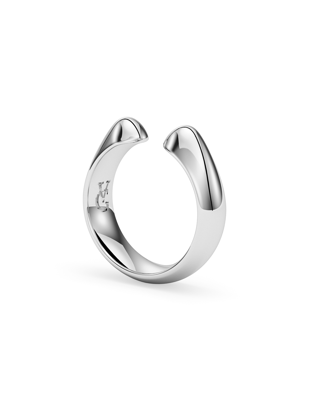 Giant Manta Kiss Ring