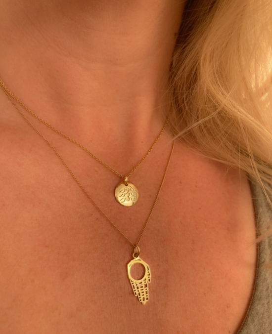 Sea Turtle Track Pendant