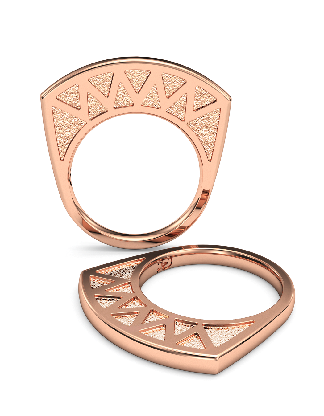 Manō Arc Ring 14K & 18K Gold