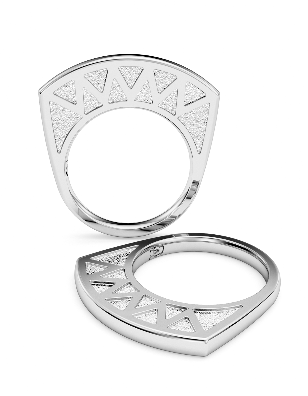 Manō Shark Arc Ring