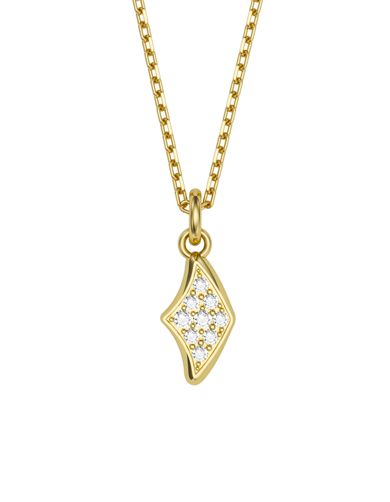 Diamond Manta Charmer Necklace