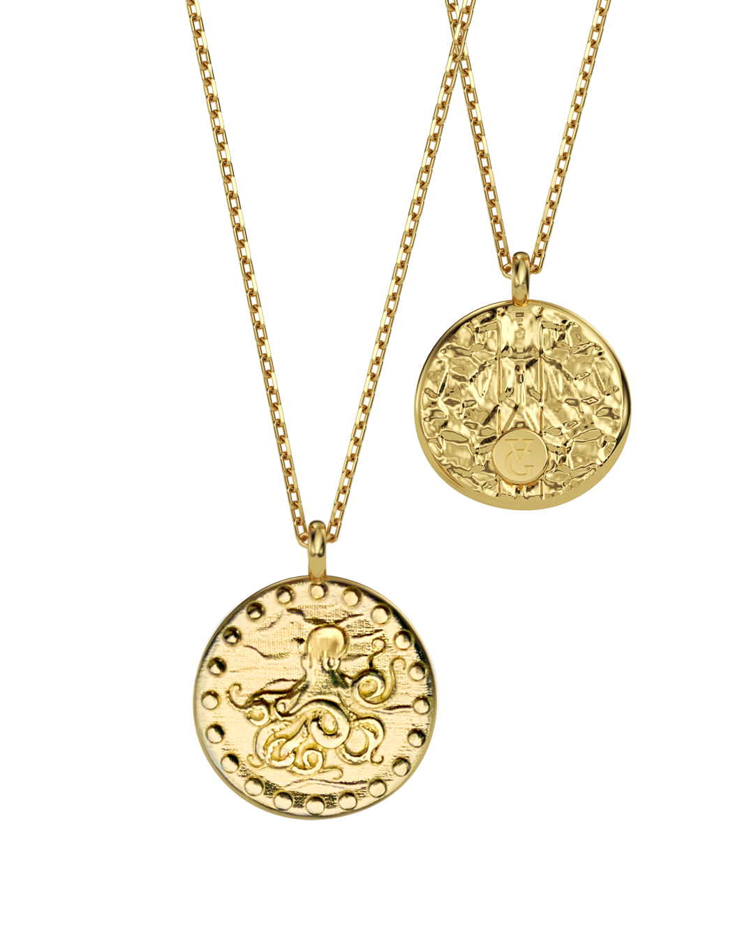Load image into Gallery viewer, WATER • 14k Gold Animal Kingdom Amulets