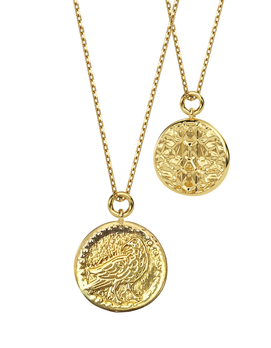 Load image into Gallery viewer, SKY • 14k Gold Animal Kingdom Amulets