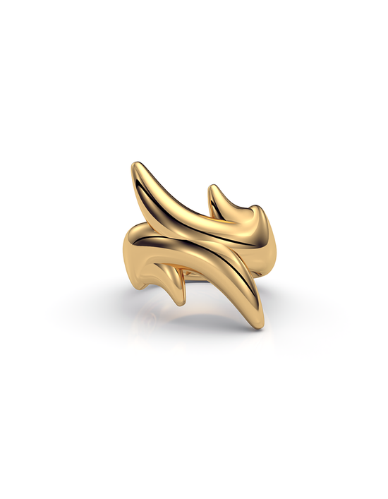 Load image into Gallery viewer, Harmony Rhino Ring 14K/18K Gold