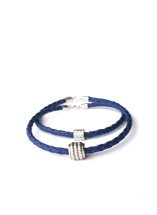 Marine Blue Bolo Bracelet