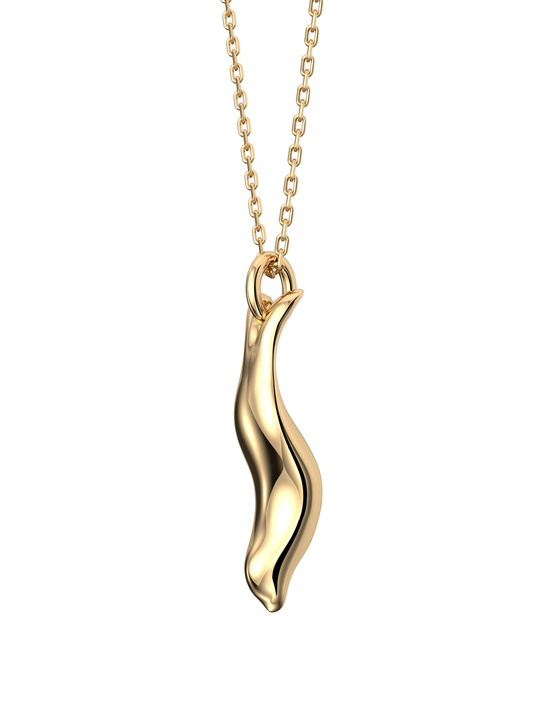 Load image into Gallery viewer, Sea Lion Necklace 14k Gold