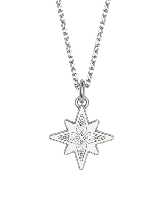 Load image into Gallery viewer, Diamond Morning Star Charmer Necklace