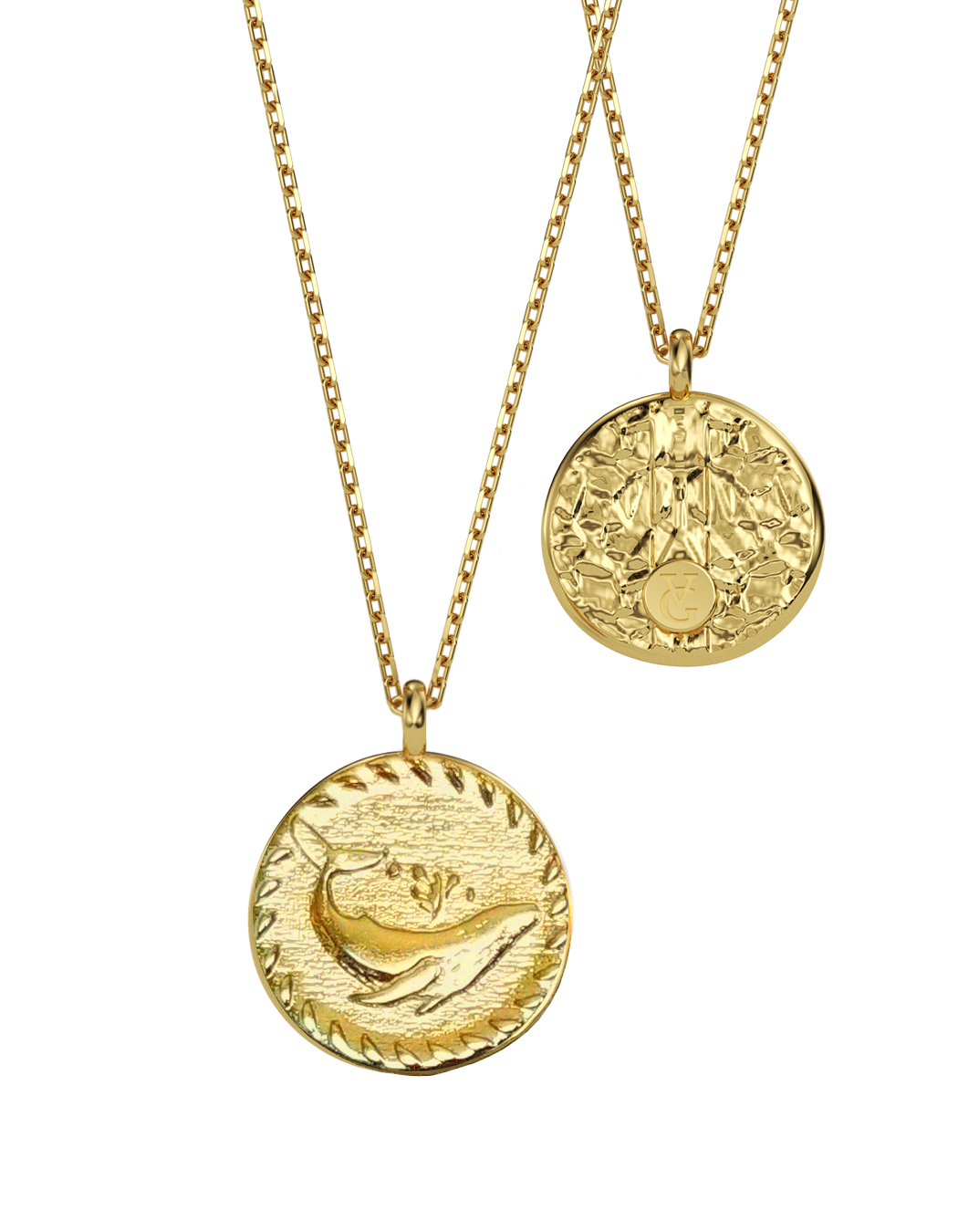 WATER • 14k Gold Animal Kingdom Amulets